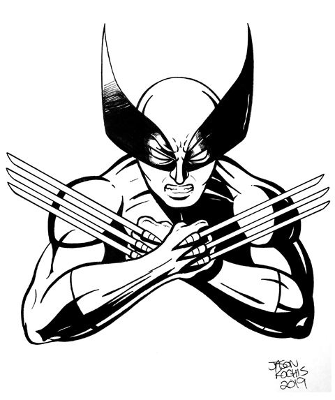 Wolverine drawing