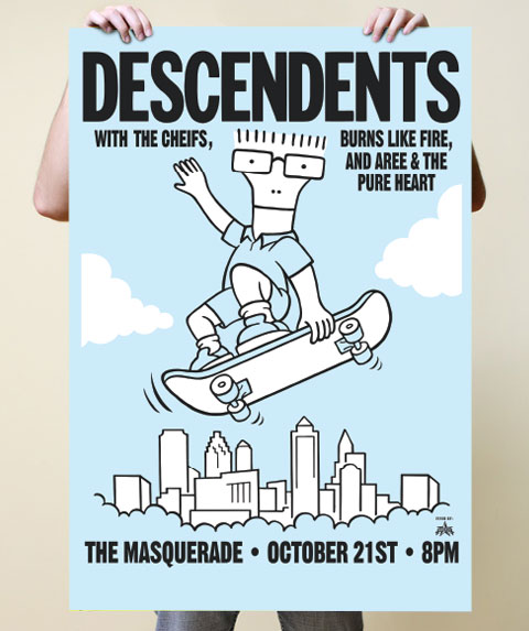 Descendents gigposter