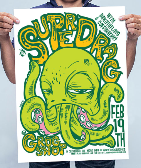 Superdrag Grog Shop poster